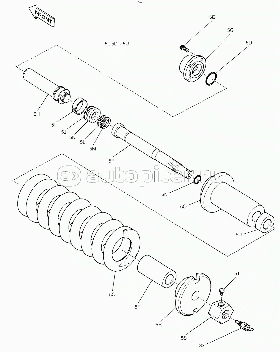 TRACK SPRING - TRACK WIDTH 3000mm OPTION