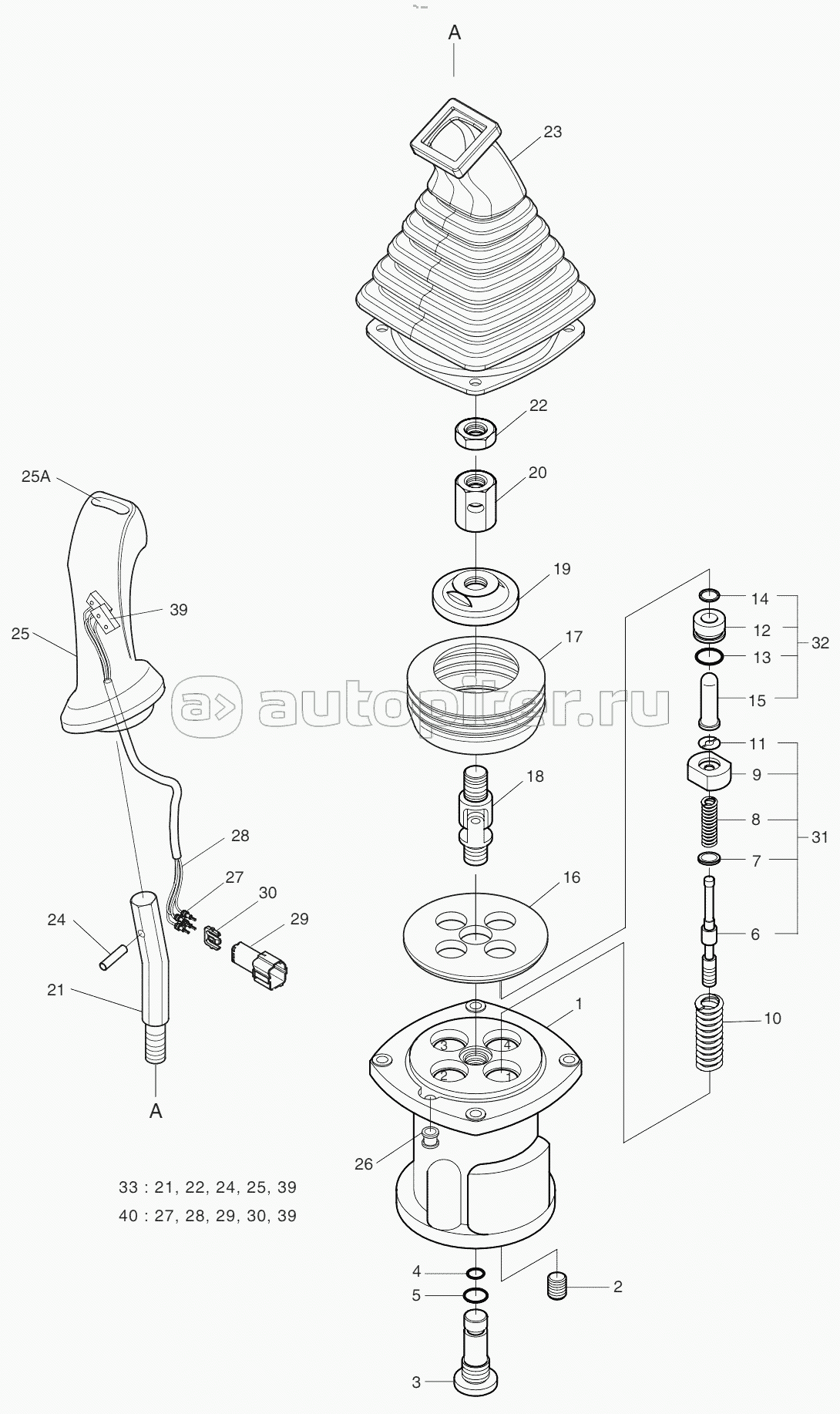 REMOTE CONTROL VALVE Serial No. 1001 - 1613