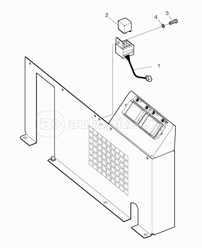 CABIN LAMP RELAY -REAR CABIN LAMP (1410-)