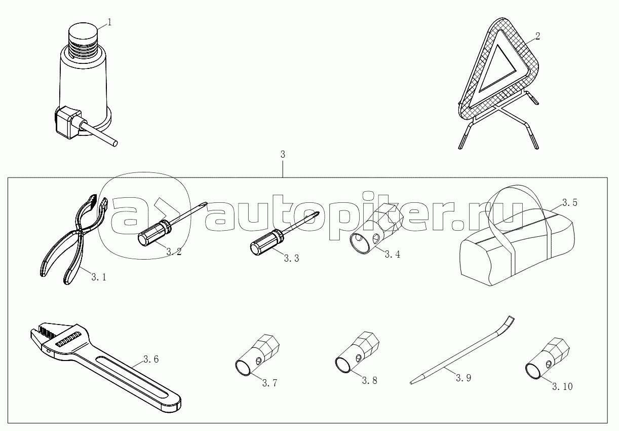 1S10433910105 Сопроводительные инструменты и принадлежности