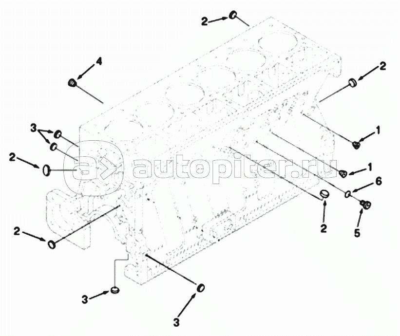1S42591000201 Engine-cylinder block accessory installation