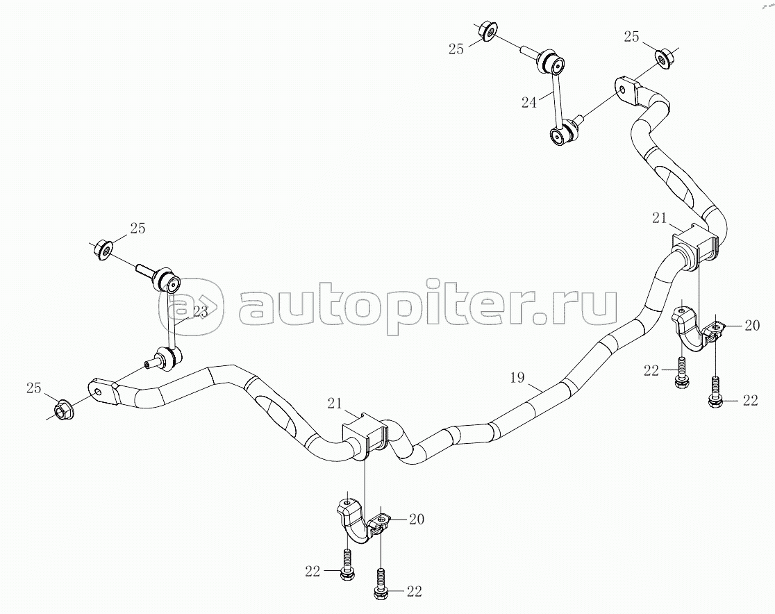 1S64832920001 Front suspension (6483RD6VC-A1ZA01, 6483RD6VC-A1ZA02, 6483RD6VC-A1ZA03, 6483RD6VC-A1ZA04, 6483RD6VC-A1ZA05)