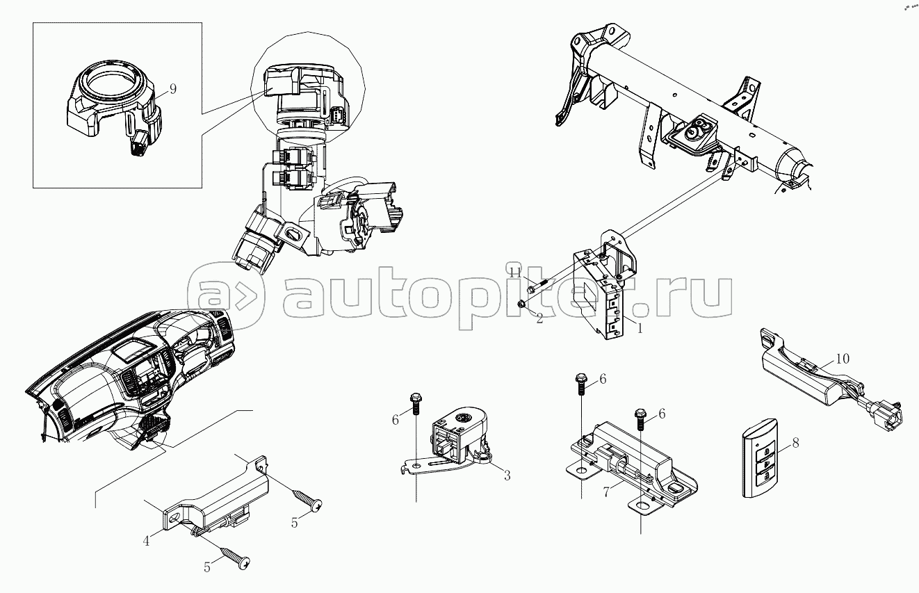 1SD1803830001 Passive entry and passive start system 6483RD6VA-A1ZA08