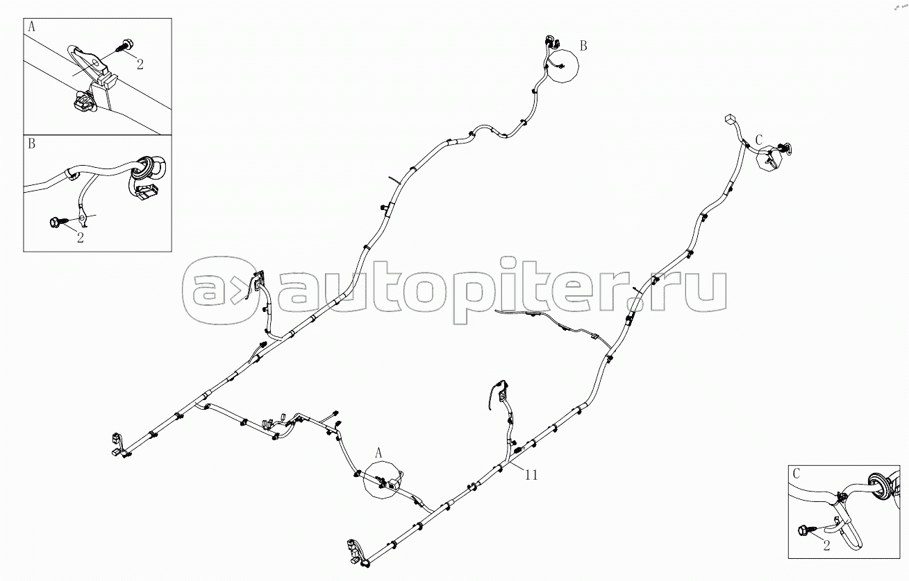 1SD1803740393 Body harness 6483MD6VA-A1ZA05