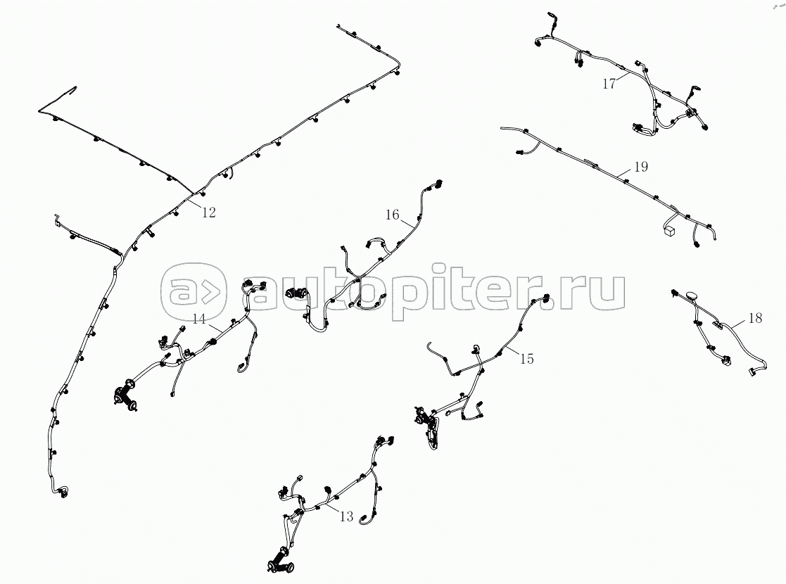 1SD1803740394 Body harness 6483RP6VA-A1ZA05, 6483RP6VA-A1ZA07
