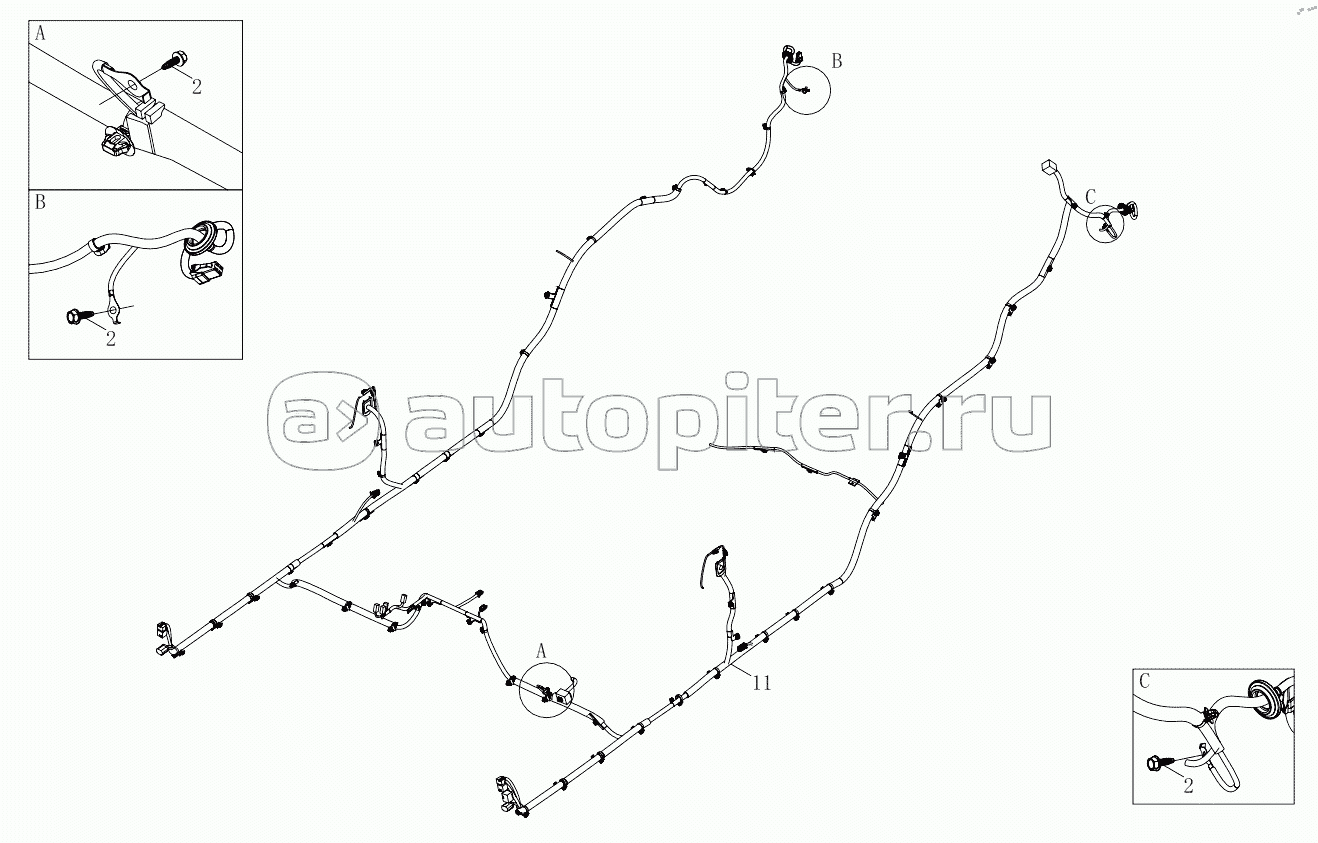 1SD1803740395 Body harness 6483RD6VA-A1ZA06
