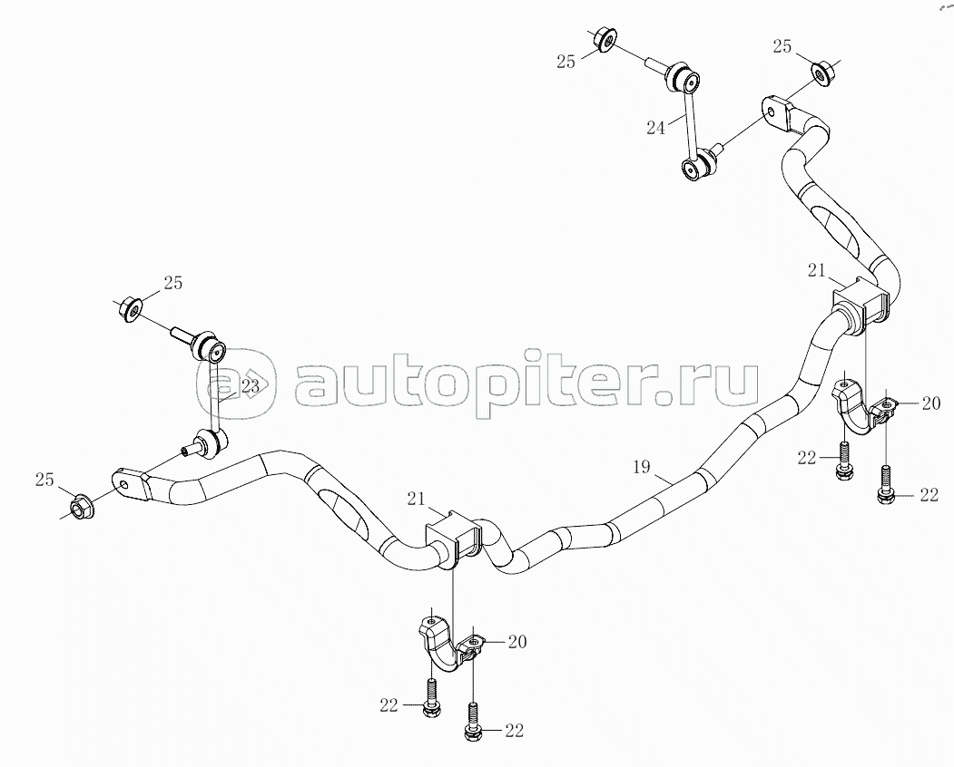 1S64832920001 Front suspension 6483RD6VA-A1ZA05, 6483RD6VA-A1ZA06, 6483RD6VA-A1ZA07, 6483RD6VA-A1ZA08