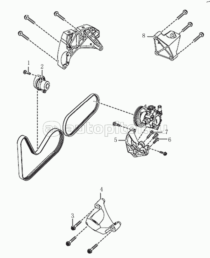 1S64831000010 Engine assembly - Drive system 6483MD6VA-A1ZA05, 6483RD6VA-A1ZA05, 6483RD6VA-A1ZA06, 6483RD6VA-A1ZA07, 6483RD6VA-A1ZA08