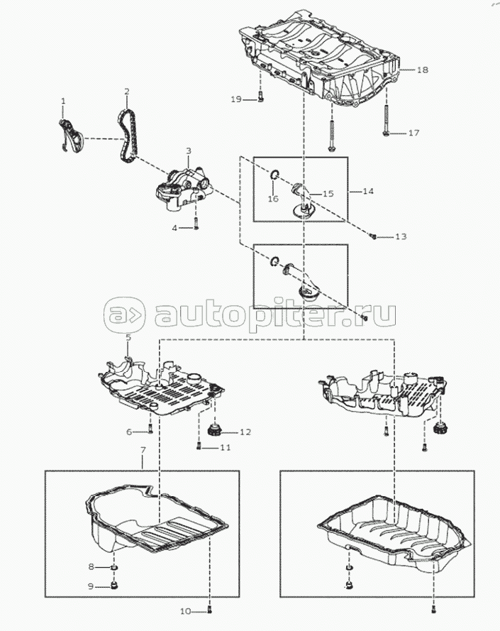 1S64831000010 Engine assembly-Lubrication system 2 6483MD6VA-A1ZA05, 6483RD6VA-A1ZA05, 6483RD6VA-A1ZA06, 6483RD6VA-A1ZA07, 6483RD6VA-A1ZA08