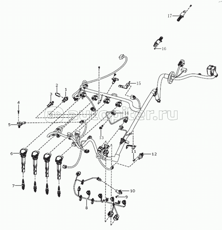 1S64831000010 Engine assembly-Electronic system 1 6483MD6VA-A1ZA05, 6483RD6VA-A1ZA05, 6483RD6VA-A1ZA06, 6483RD6VA-A1ZA07, 6483RD6VA-A1ZA08