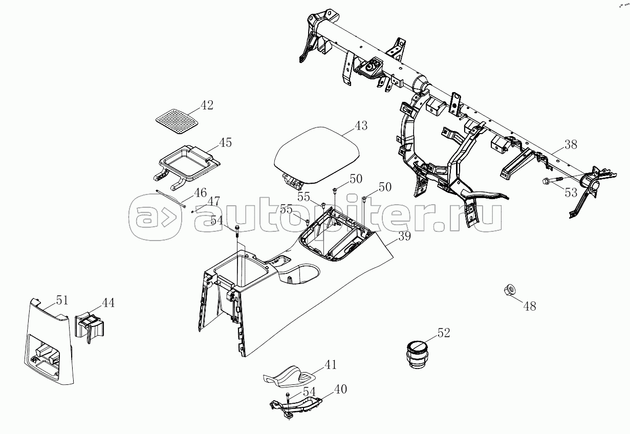 1SD1805350001 Instrument panel 6483MD6VA-A1ZA05, 6483RD6VA-A1ZA07