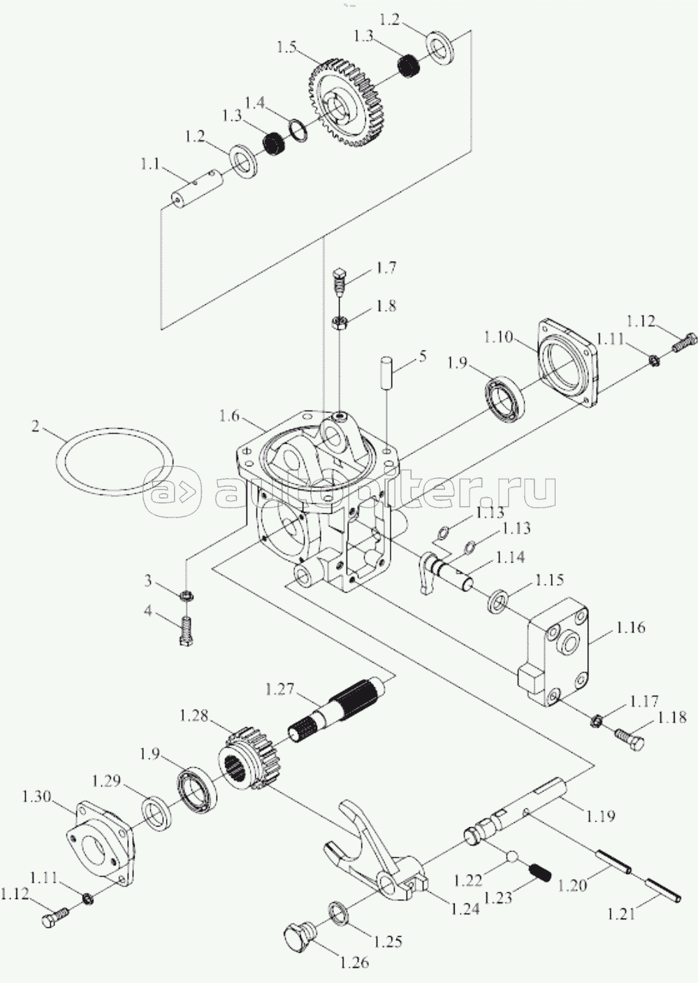 TB554.421C TRANSFER CASE HOUSING ASSEMBLY