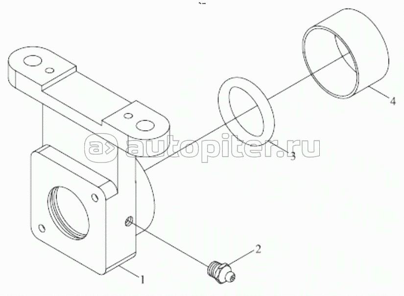 TE254.314G REAR SUPPORTING SEAT ASSEMBLY