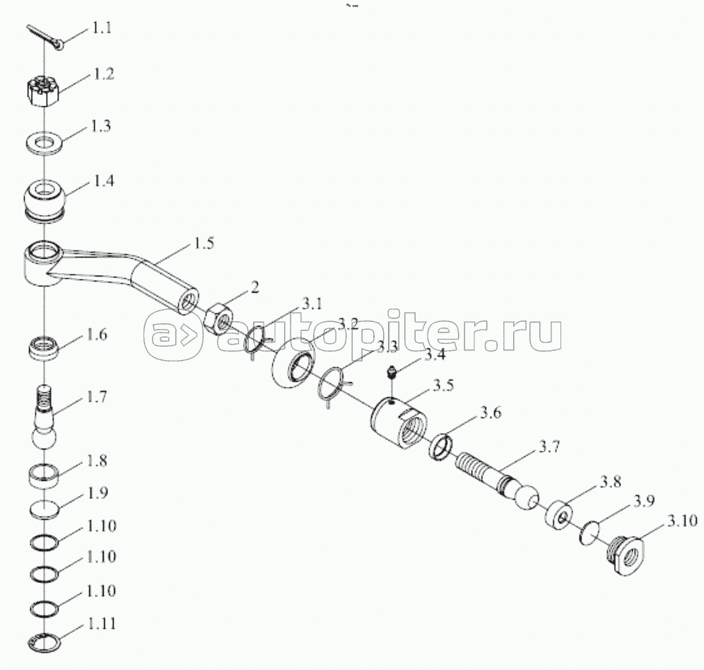 TE254.311J-5 FRONT DRIVING AXLE ASSEMBLY