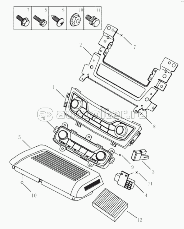 A/C CONTROLLER CONFORTABLE/FLAGSHIP VERSION