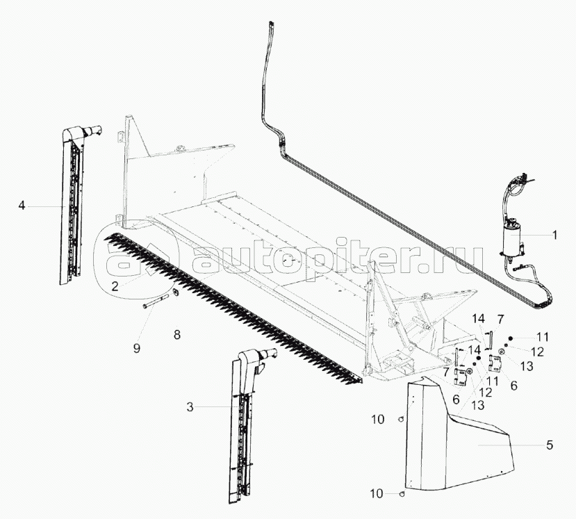 Приспособление для уборки рапса КЗК-840-1540000 (лист 2)