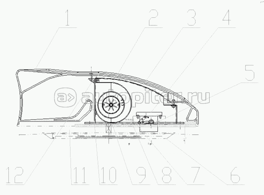 FORCED EXHAUST DEVICE ON THE ROOF OF THE CAR