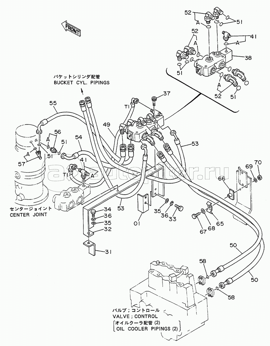 Independent Outrigger Pipings (Superstructure): 2