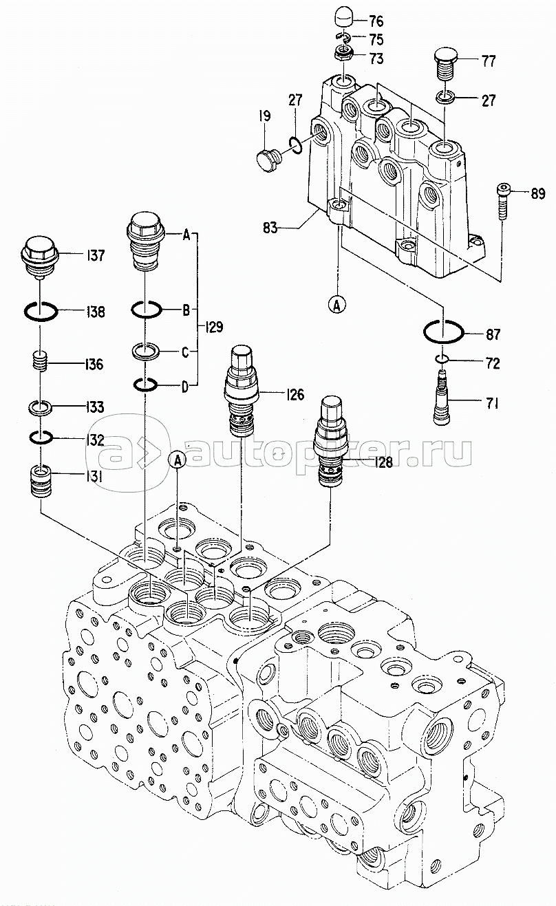 VALVE, CONTROL (5/8) Serial №32926, 32935, 32938, 32943, 32944, 32989-