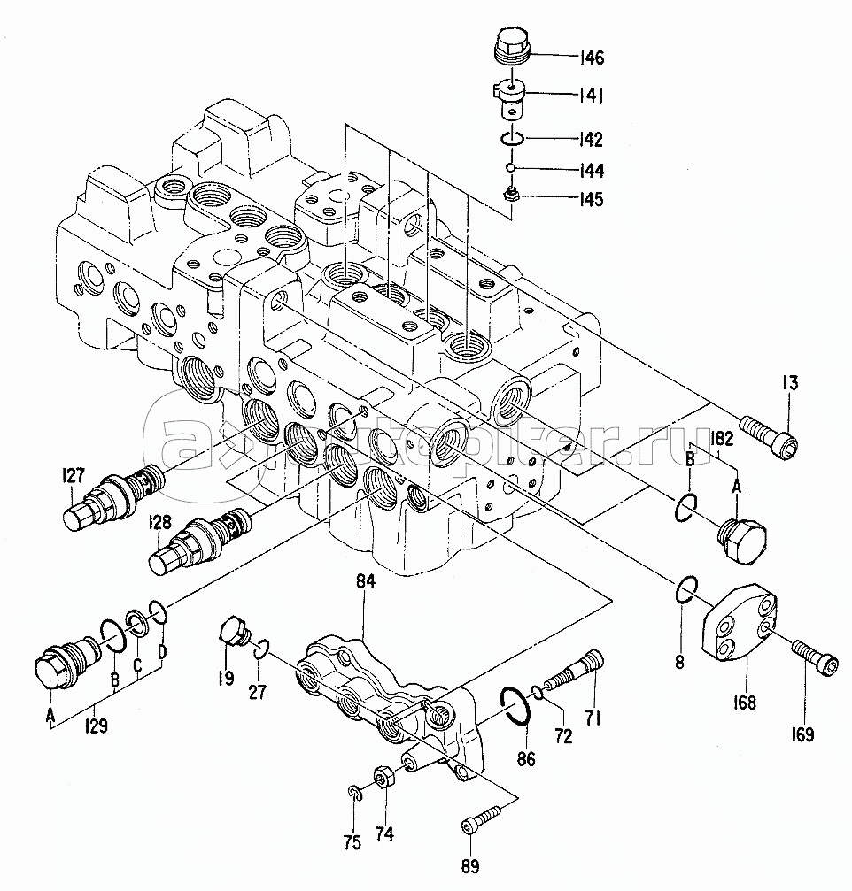 VALVE, CONTROL (6/8) Serial №32926, 32935, 32938, 32943, 32944, 32989-