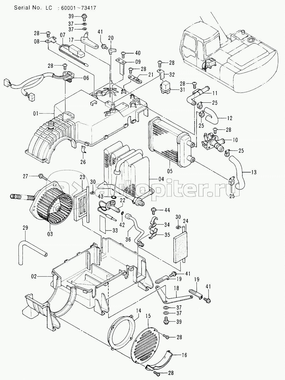 AIR-CON. UNIT STD:60001-73243, LC :60001-73417