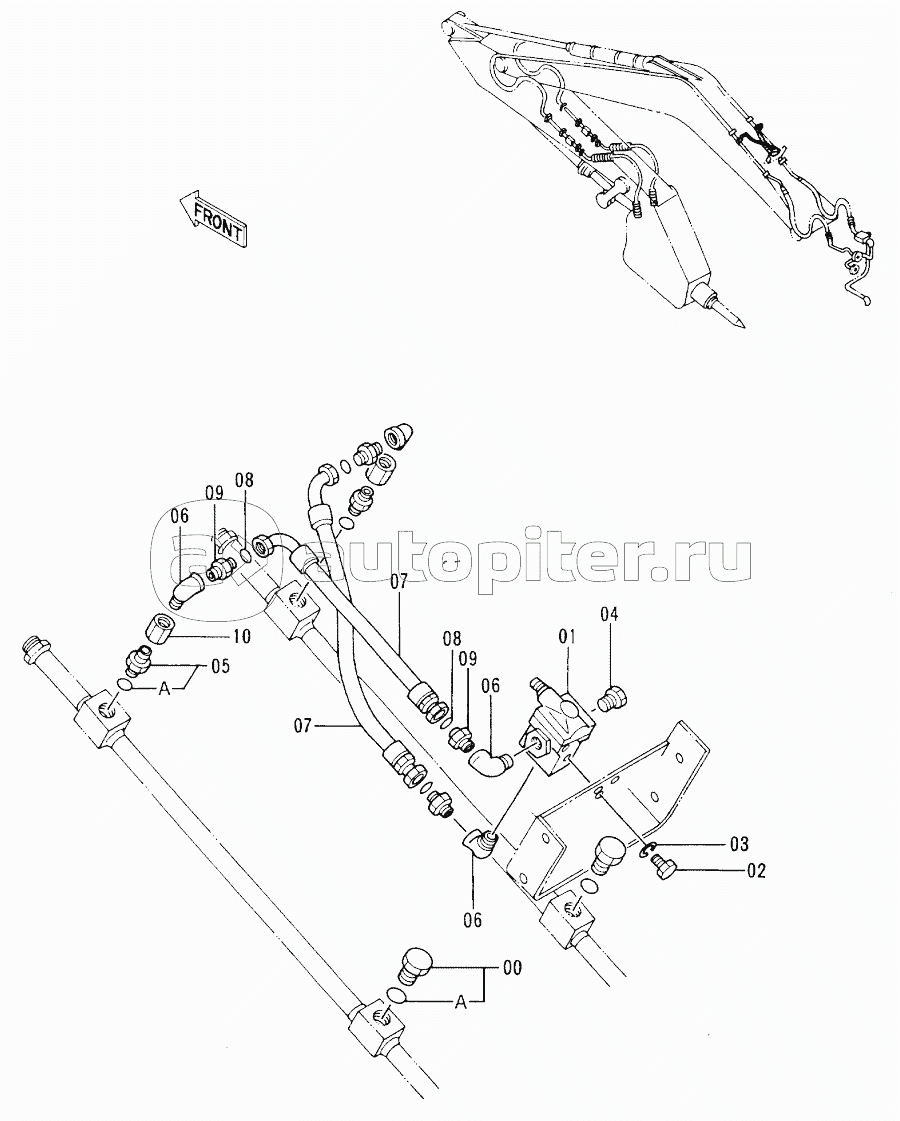 PIPINGS FOR OKADA/FURUKAWA BREAKER 60001-
