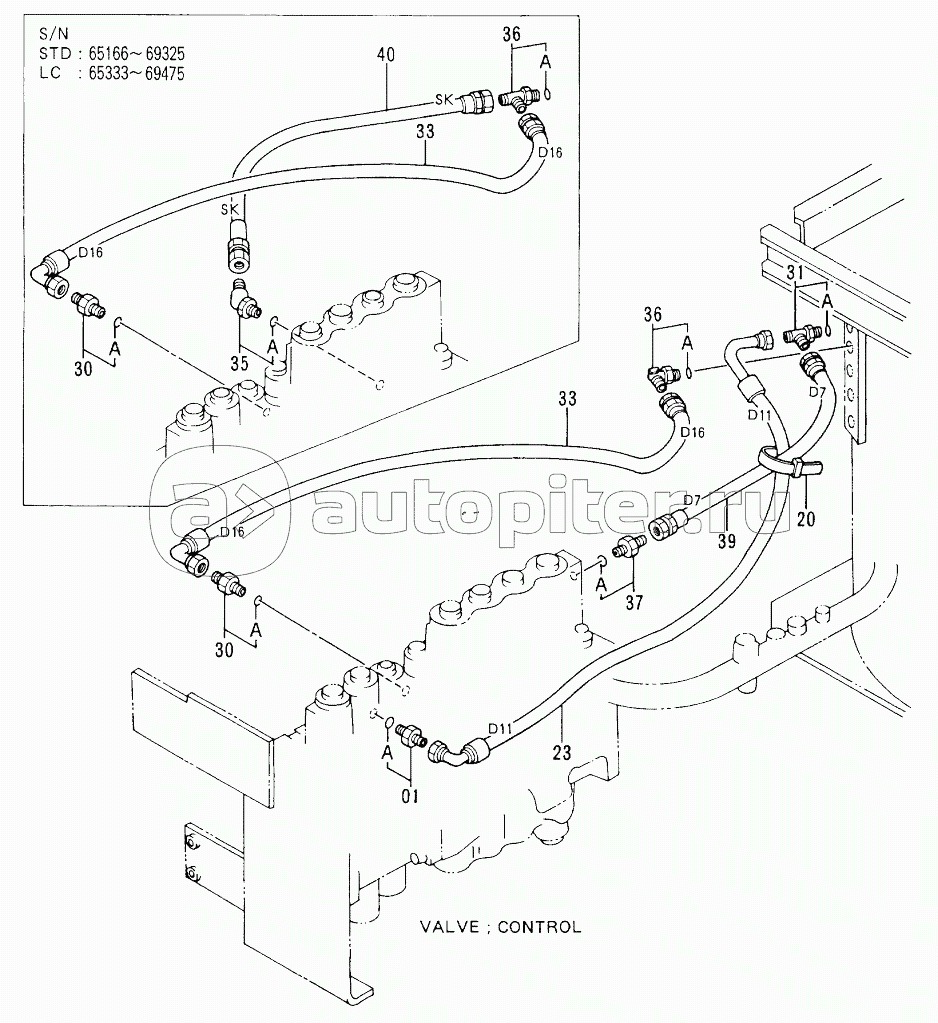 PILOT PIPINGS (6-2) STD:65166-, LC :65333-