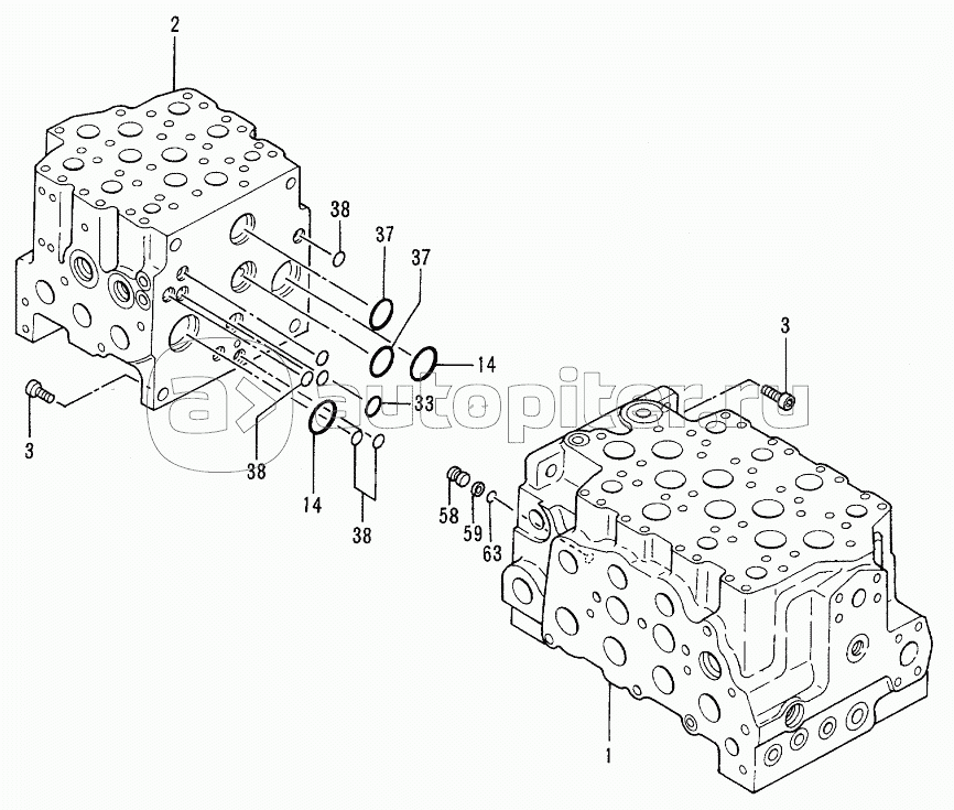 VALVE, CONTROL (6/6) Serial №STD:60001-65165, LC:60001-65332