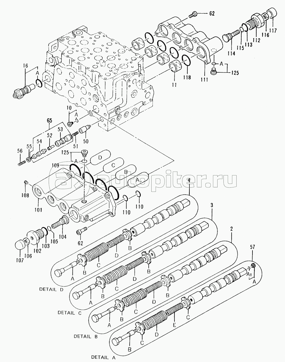 VALVE, CONTROL (1/6) Serial №STD:65166-69325, LC:65333-69475