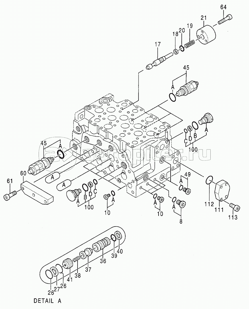 VALVE, CONTROL (2/6) Serial №STD:69326-, LC:69476-