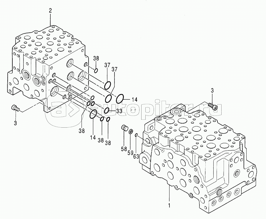VALVE, CONTROL (6/6) Serial №STD:69326-, LC:69476-