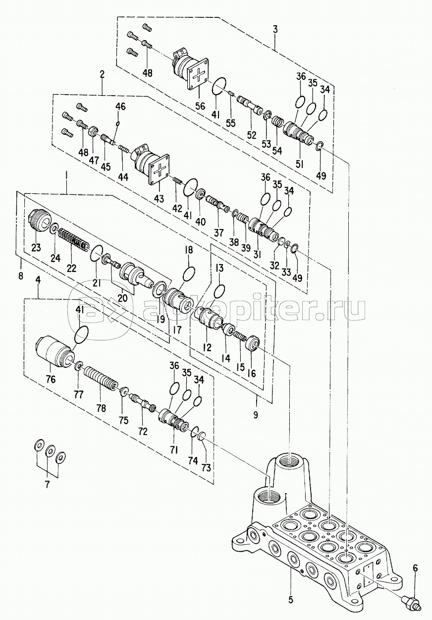 VALVE, SOLENOID Serial №STD:60001-65165, LC:60001-65332