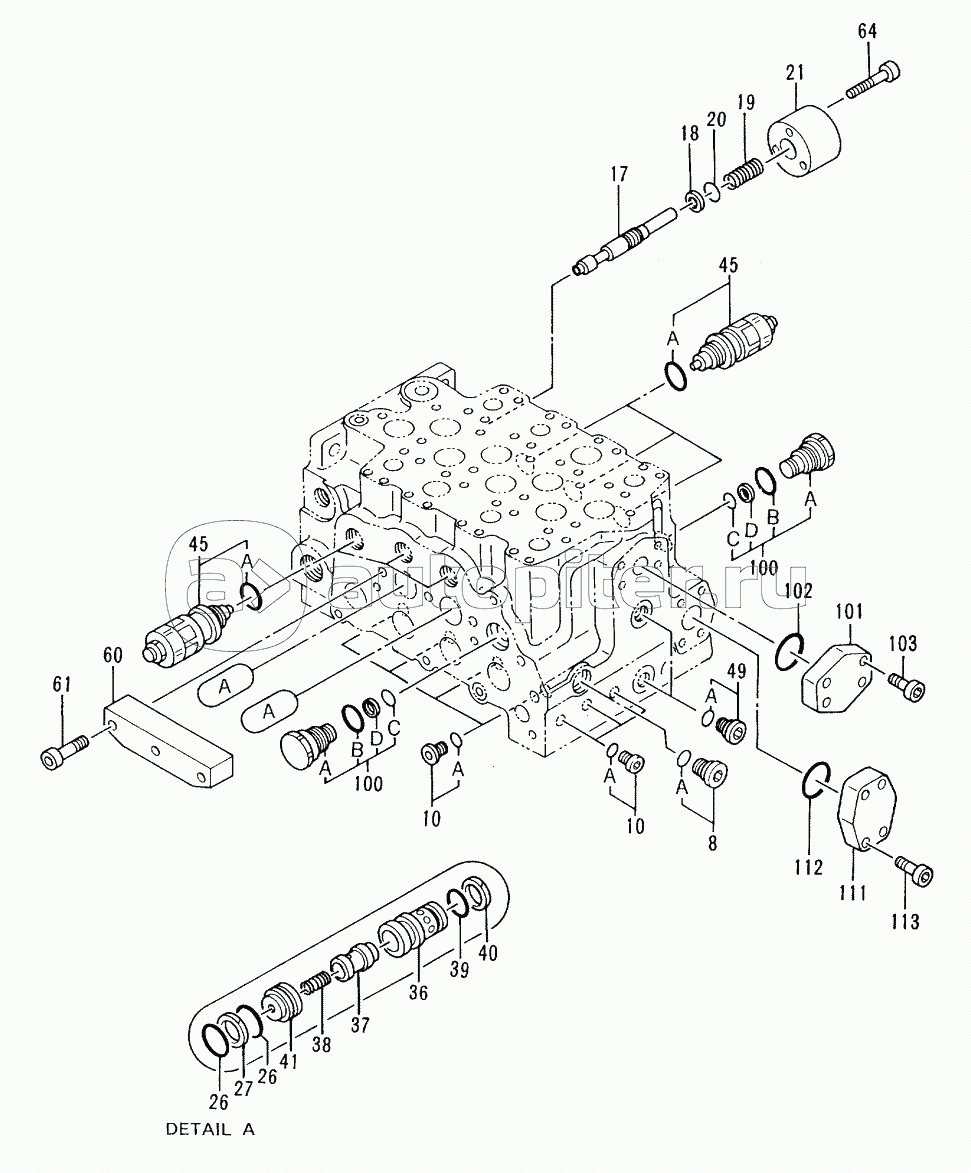 VALVE, CONTROL (2/6) STD:08001-08453, LC:08001-08474