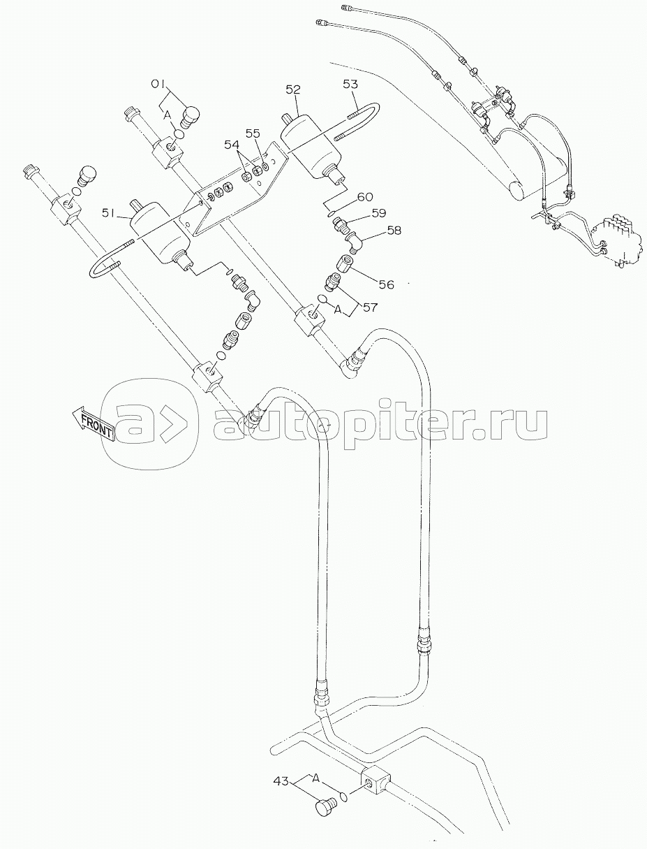 PIPINGS (3) FOR BREAKER, CRUSHER (NPK BREAKER)