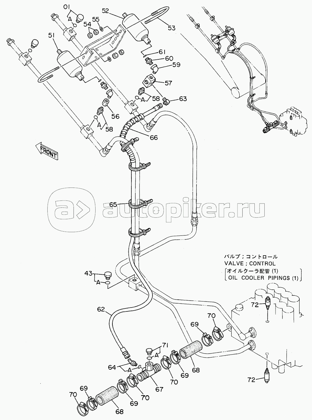 PIPINGS (3) FOR BREAKER, CRUSHER <NPK BREAKER & CRUSHER>