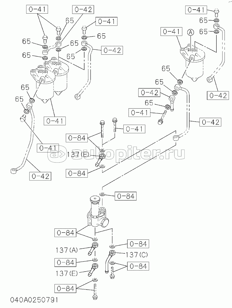 FUEL INJECTION SYSTEM (2-3), S.N: D89-11-