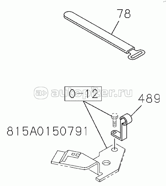 FIXING PARTS, WIRING HARNESS S.N: D89-11-