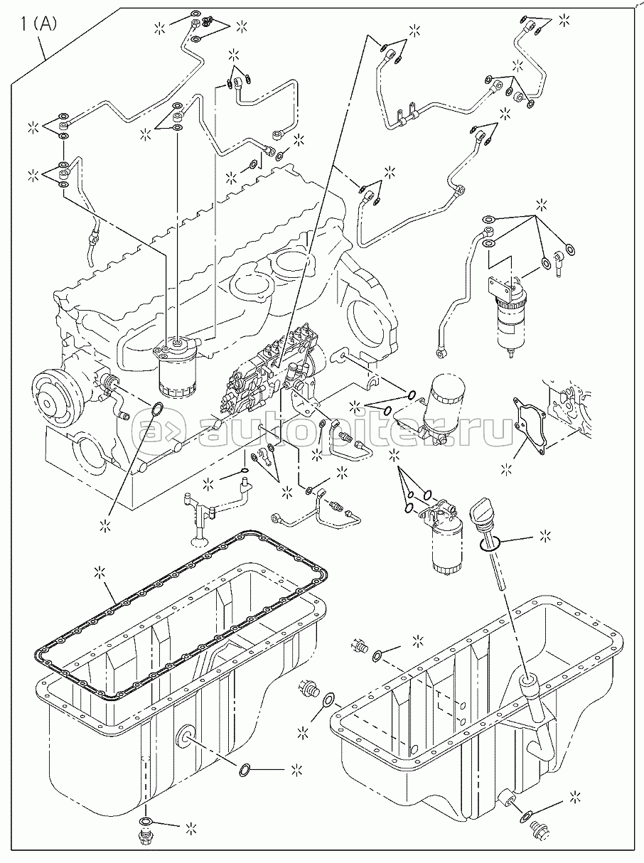 D00/06-, 1878120681 ENGINE GASKET KIT (2-3)