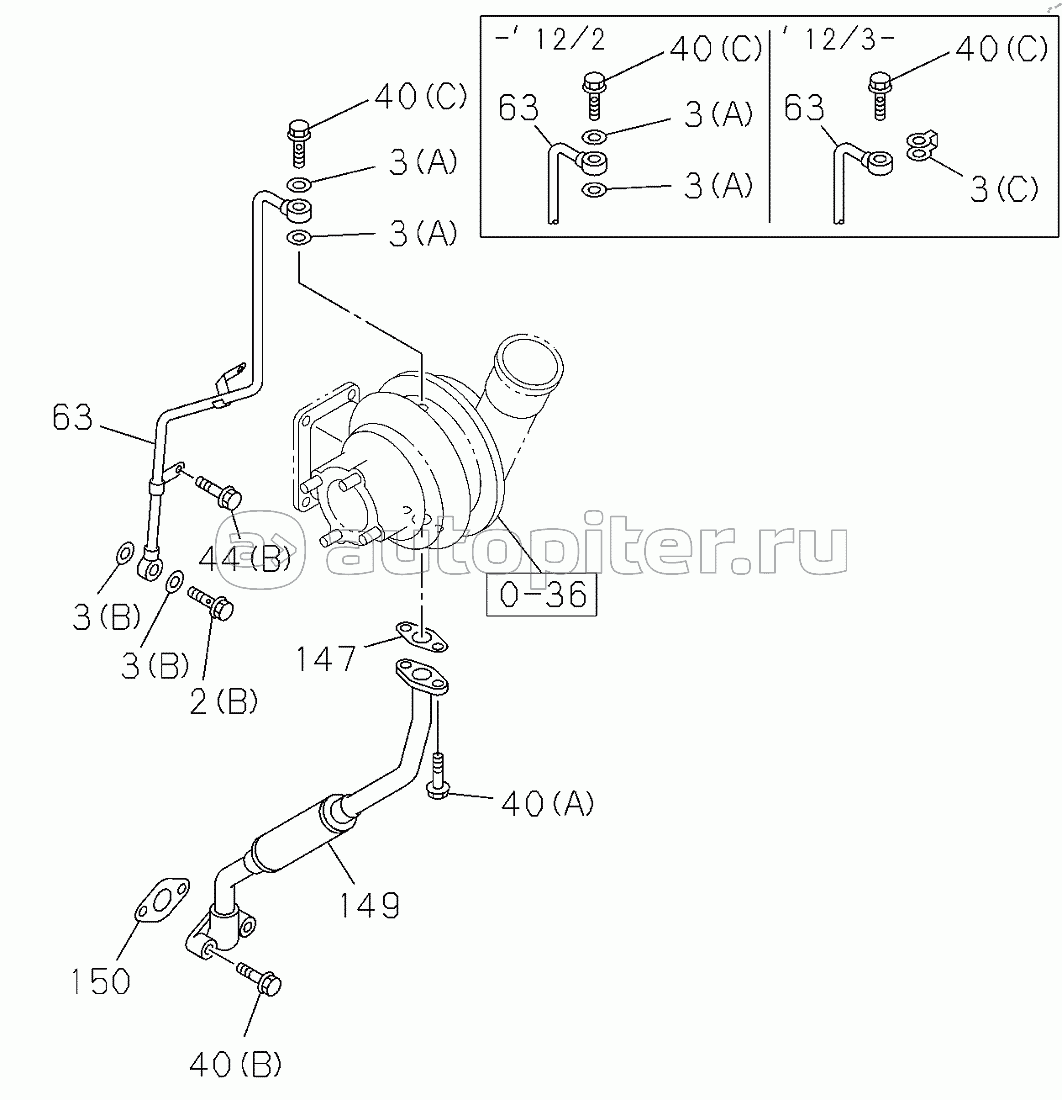 D00/06-, 8943941930 OIL AND VACUUM PIPING, ENGINE (2-2)