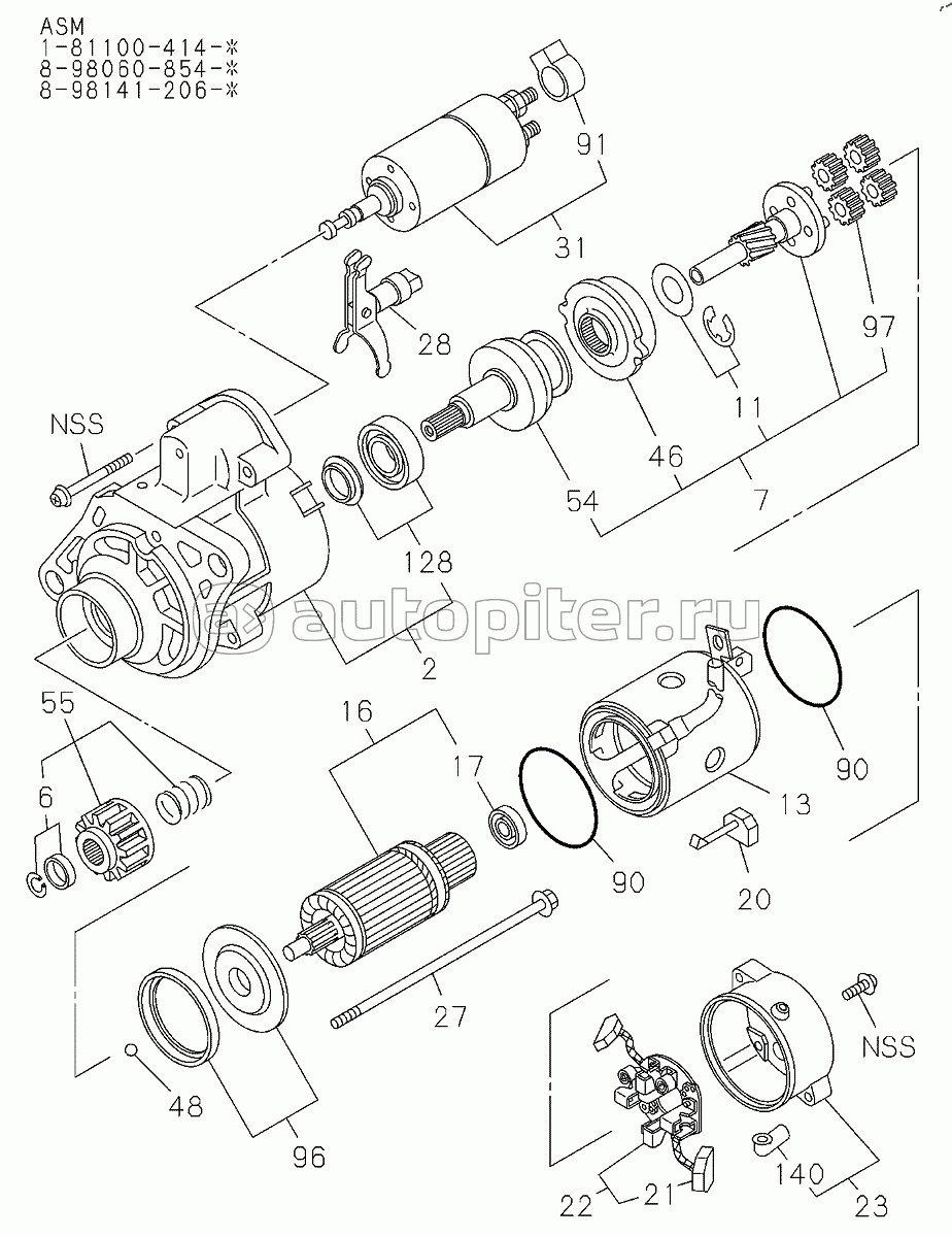 D06/10-, D09/09, 1811230530 STARTER (1-2)