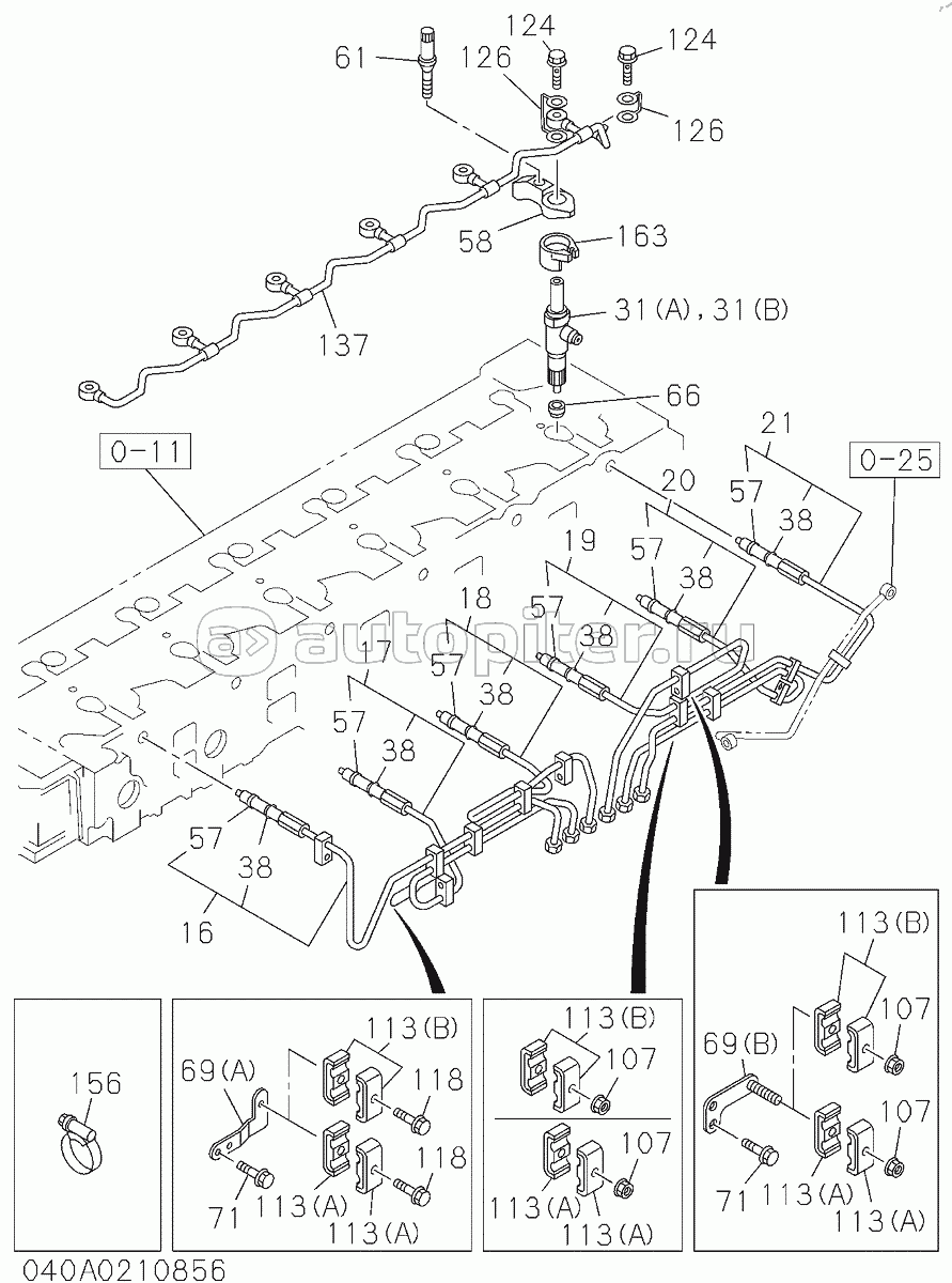 FUEL INJECTION SYSTEM (2/3), S/N: D00/07-