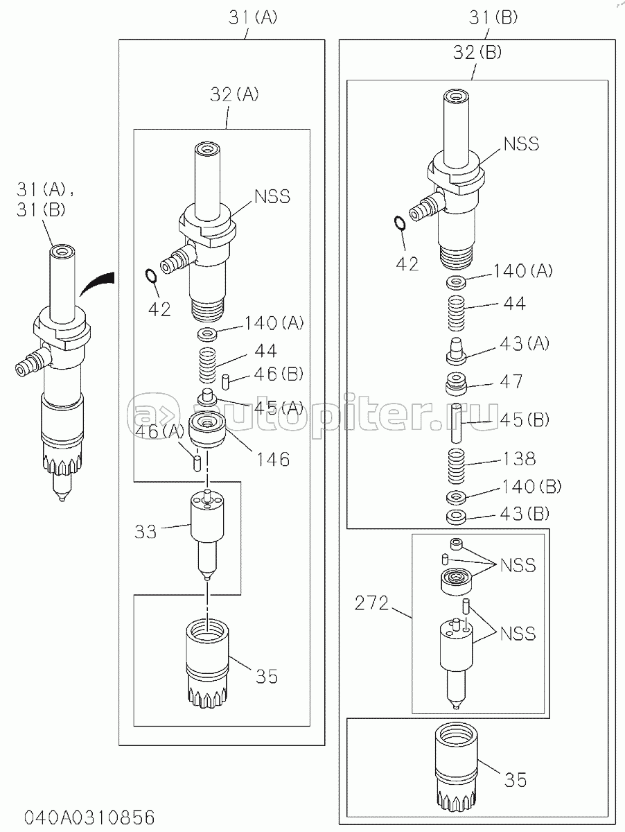 FUEL INJECTION SYSTEM (3/3), S/N: D00/07-