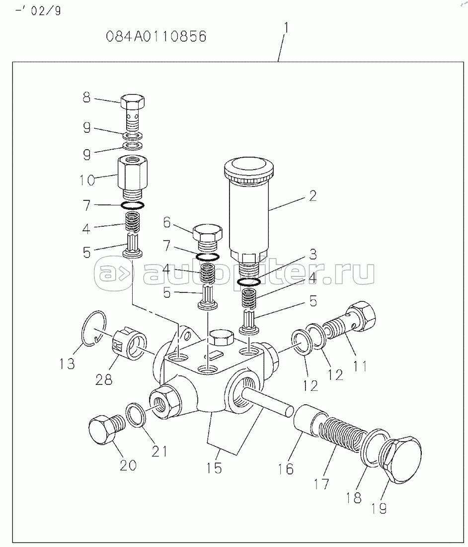 FEED PUMP, INJECTION PUMP (1/2), S/N: D00/07-D00/08