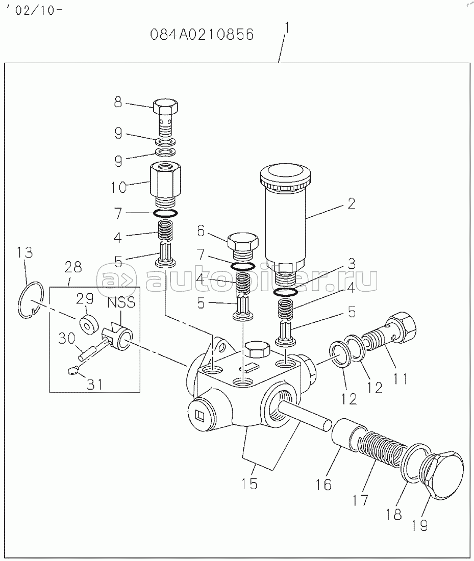 FEED PUMP, INJECTION PUMP (2/2), S/N: D00/07-D00/08