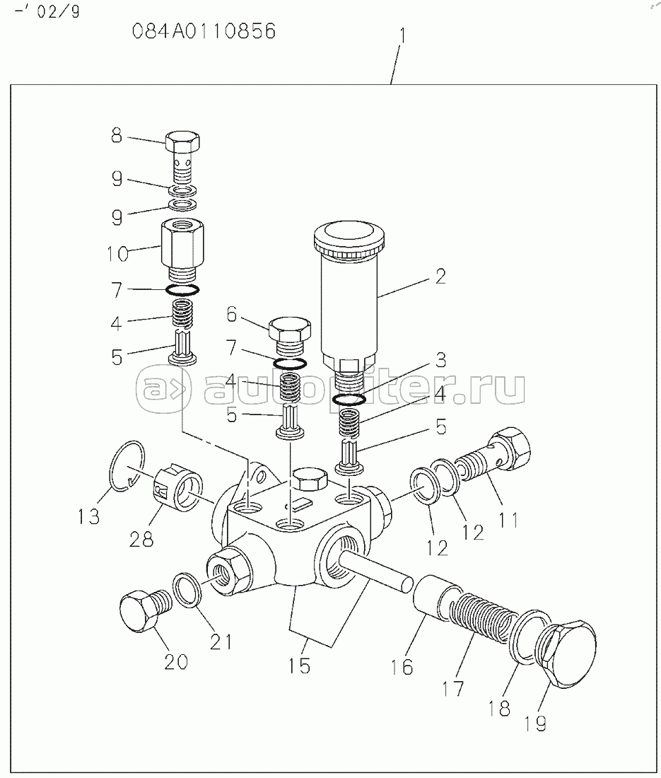 FEED PUMP, INJECTION PUMP (1/2), S/N: D00/09-D01/10