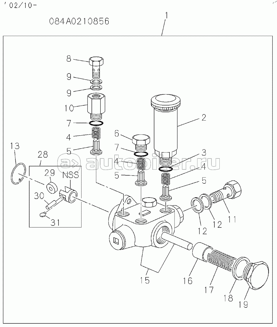 FEED PUMP, INJECTION PUMP (2/2), S/N: D00/09-D01/10
