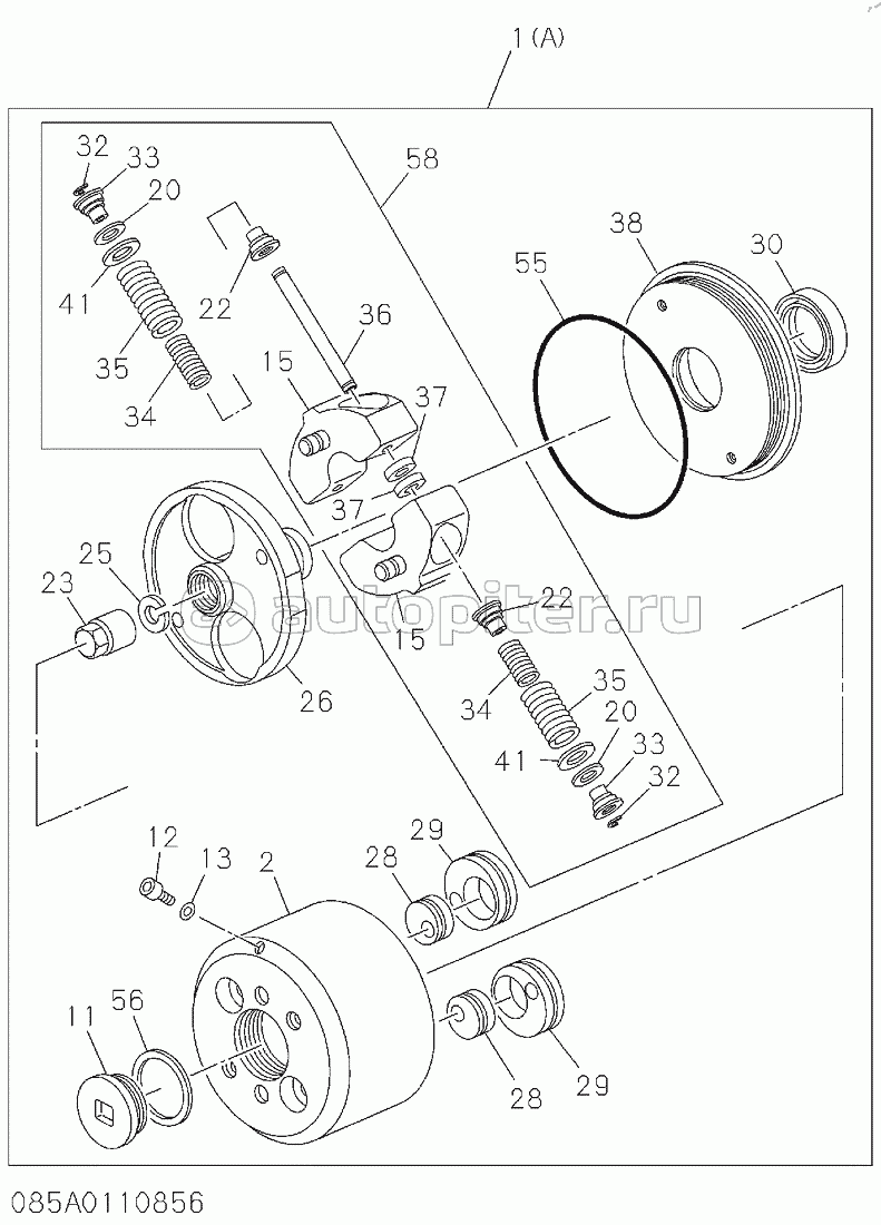 AUTO TIMER, INJECTION PUMP, S/N: D00/07-D00/08