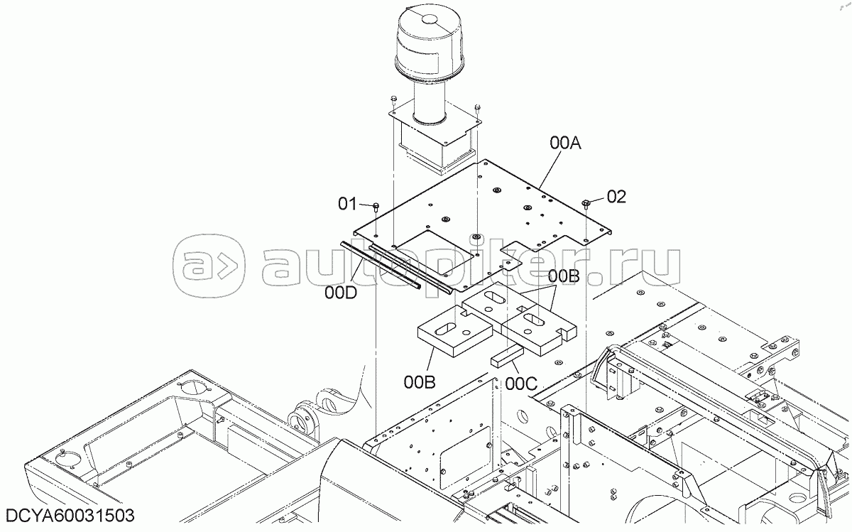 COVER (2)(PRE-CLEANER), S/N: WW:300001-, AUS:001001-