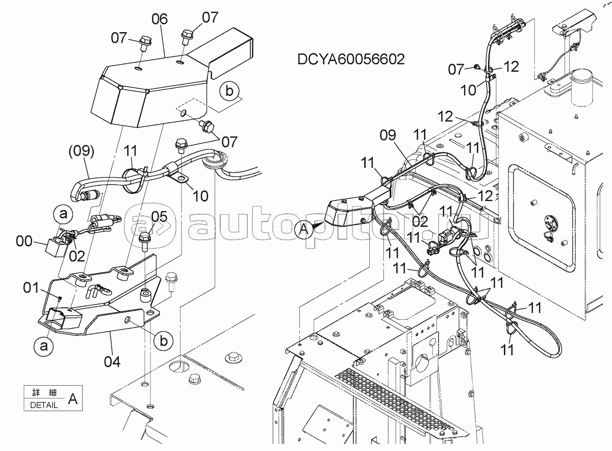 SIDE CAMERA PARTS, S/N: WW:300001-, AUS:001001-