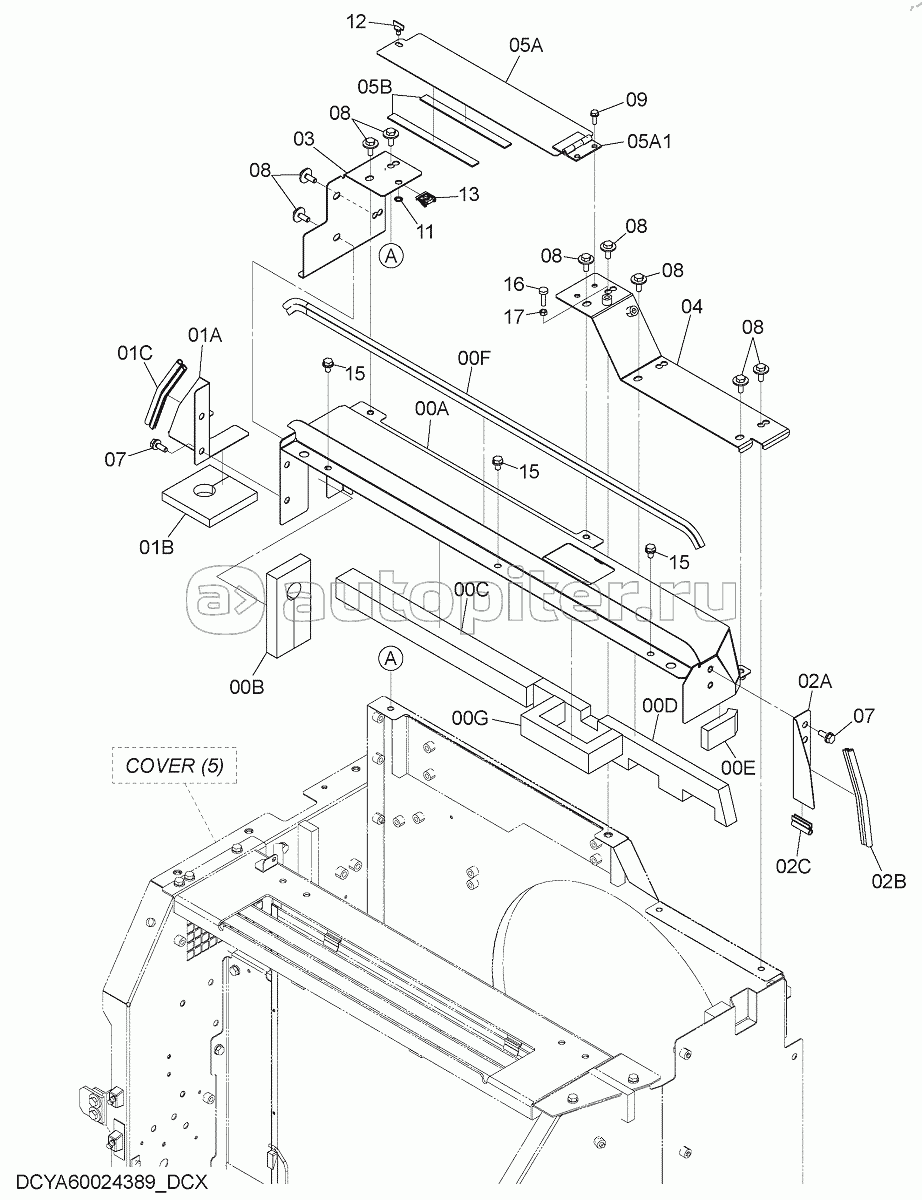 RADIATOR COVER, S/N: WW:300001-, AUS:001001-